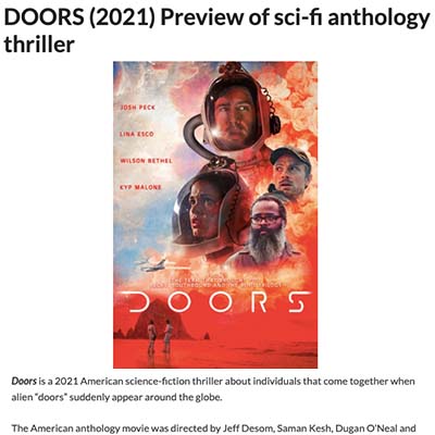 DOORS (2021) Preview of sci-fi anthology thriller